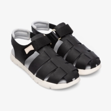 Camper Oruga Sandals Black - Kids Singapore TNSQRS-022